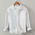 White Cotton Chambray Executive Shirt
