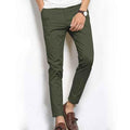 Smart Fit Cotton Pant - Stretchable & Stylish (Camo Green)