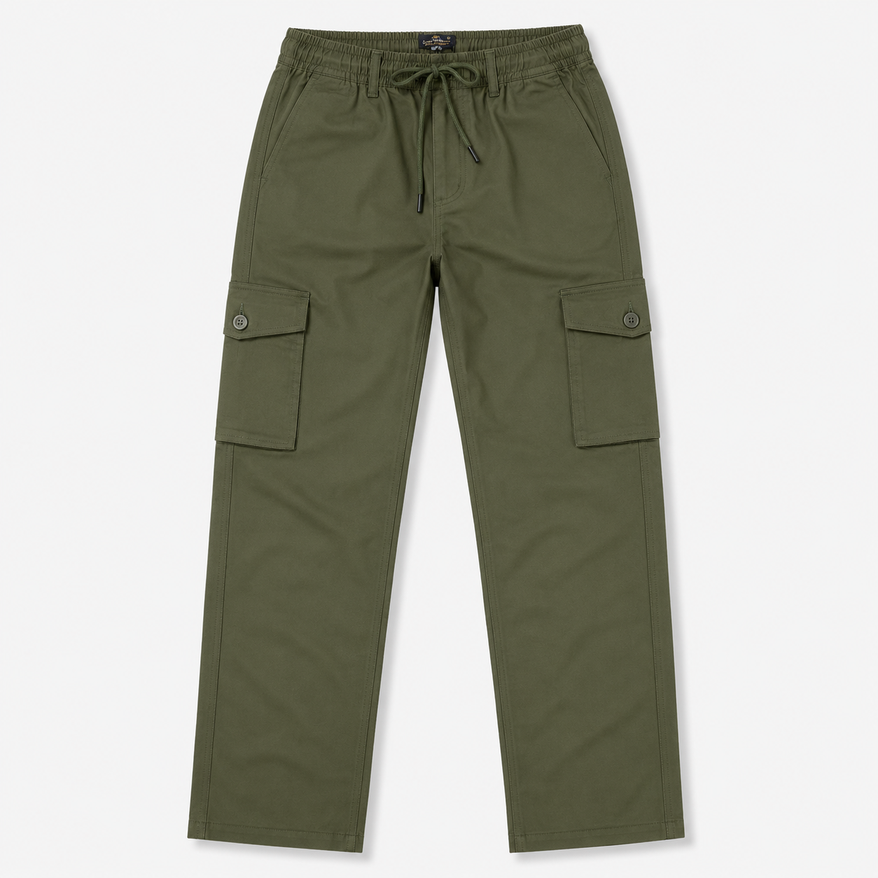 Men’s Cotton Cargo Trouser – Olive Green