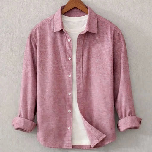 cotton-chambray-shirt-double-toon-maroon