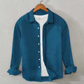 Cotton Chambray Shirt (Light Zinc)
