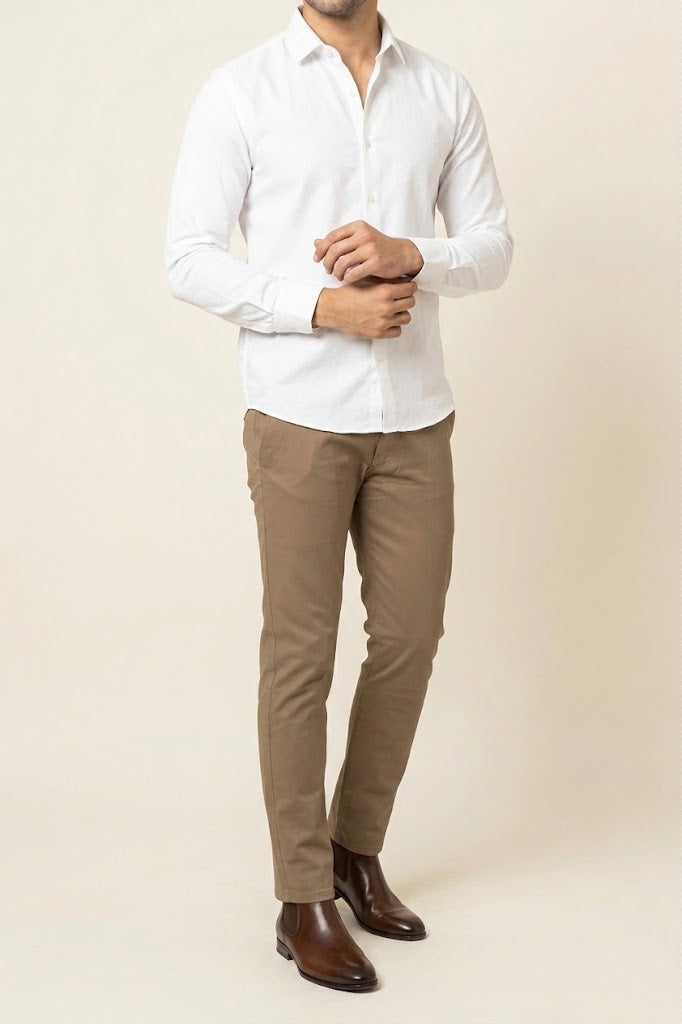 cotton -pant-smart-fit-coffee-brown