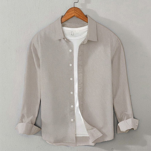 Cotton Texture Shirt (Beige)