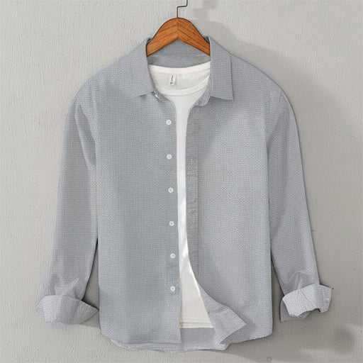 Cotton Texture Shirt (Gray)