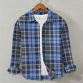 cotton-twill-checkered-shirt-mose-blue