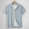 cuban-collar-striped-shirt-gray-blue
