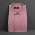 Essential Cotton Dress Shirt - Watermelon Pink Stripes