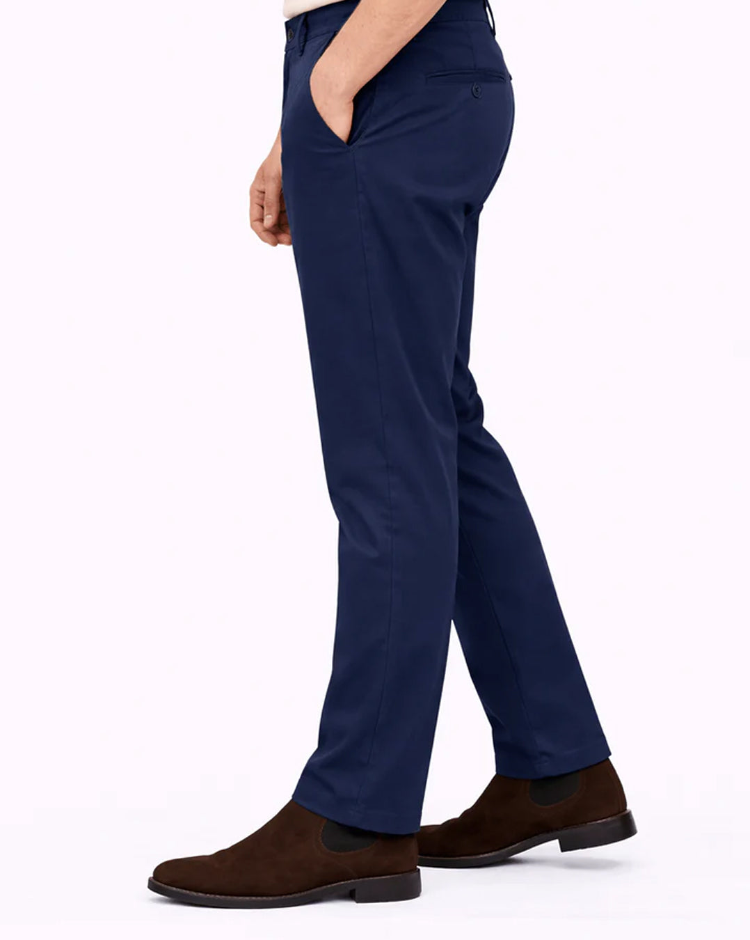 Cotton Pant Smart-Fit (Navy Blue)