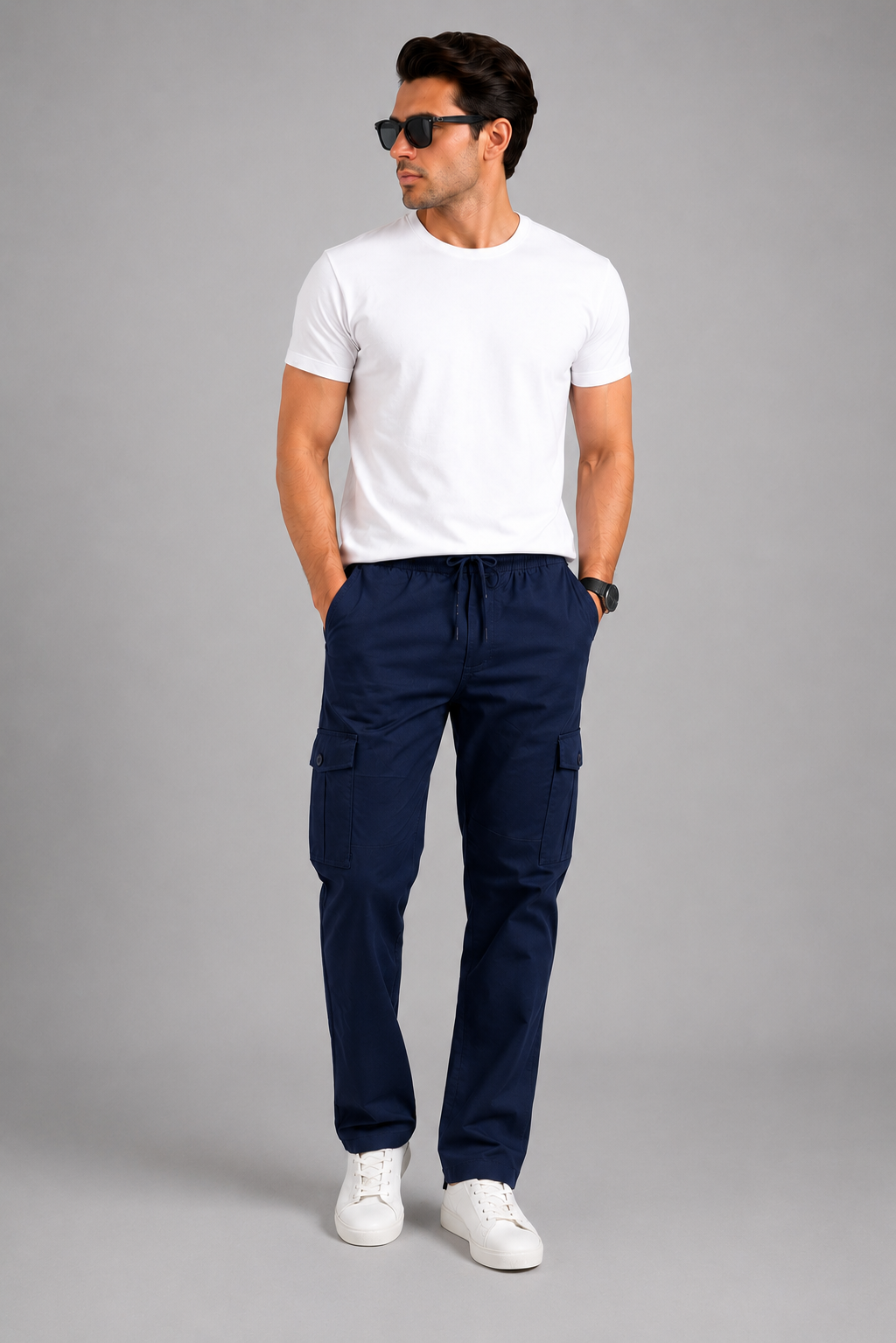 mens-cotton-cargo-trouser-navy-blue