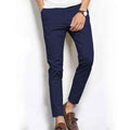 Smart Fit Cotton Pant - Stretchable & Stylish (Navy Blue)