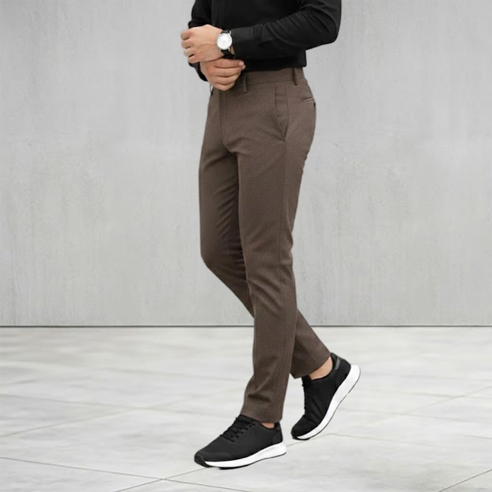 smart-fit-cotton-texture-pant-brown