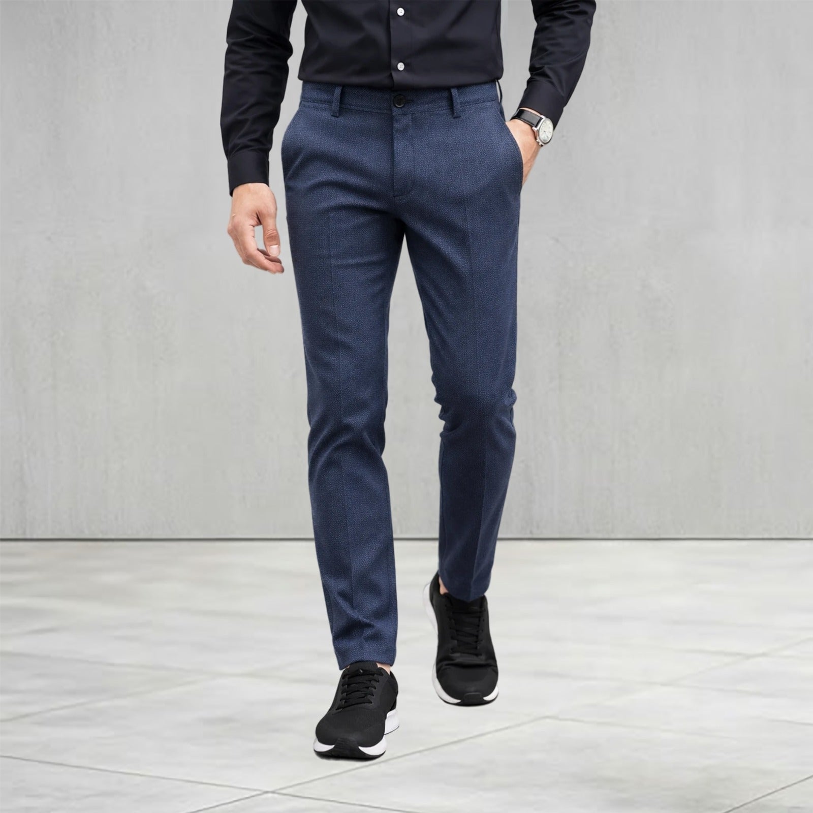 smart-fit-cotton-texture-pant-deep-sapphire