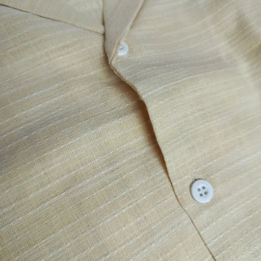 vanilla-yellow-cuban-collar-shirt