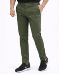 Cotton Pant Smart-Fit (Dark Olive)