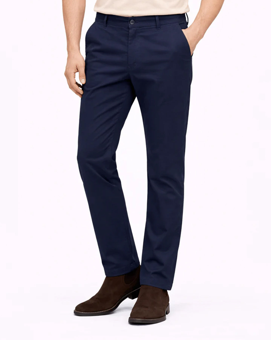 Cotton Pant Smart-Fit (Navy Blue)