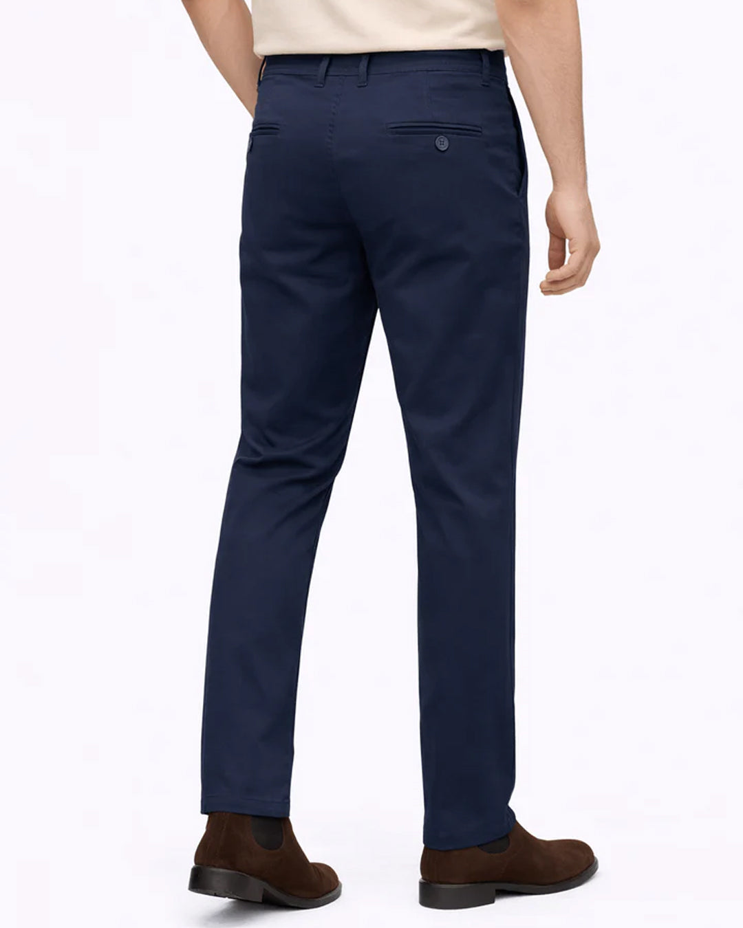 Cotton Pant Smart-Fit (Navy Blue)